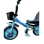Triciclo Infantil Fiat con Manija Direccional y Capota Aqua
