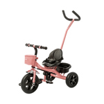 Triciclo con Manija Bebesit Canasto Rosa