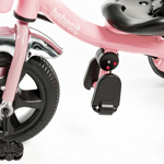 Triciclo con Manija Bebesit Canasto Rosa