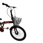 Bicicleta Plegable Infantil Fiat Rodado 20 Negro