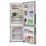 Heladera No Frost Inverter Electrolux Bottom Freezer IB55S 488L Plata