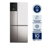 Heladera Electrolux Multidoor No Frost Invertir Flexispace 621L plata IQ8S