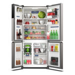 Heladera Electrolux Multidoor No Frost Invertir Flexispace 621L plata IQ8S