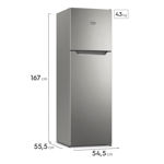 Heladera Gafa No Frost 262L Inverter Plata HGNF251P