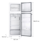 Heladera No Frost 340 Lts Whirlpool Wrm39cb Color Blanco