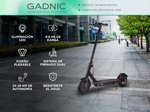 Monopatín Eléctrico Gadnic 300W Recargable Plegable 