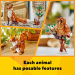 Lego Creator  Animales Bosque Zorro, Búho, Ardilla