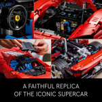 Lego Ferrari Daytona Sp3 Auto De Carreras