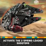 Nave estelar de juguete LEGO Star Wars El Halcón Oscuro con 6 minifiguras