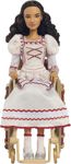 Muñeca de moda Mattel Universal Wicked Nessarose con silla de ruedas