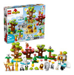 Lego Duplo Juego De Construcción De Animales Salvajes Con So