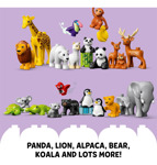 Lego Duplo Juego De Construcción De Animales Salvajes Con So