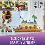 Lego Friends Canal Houseboat 41702 Kit De Construcción Con 4