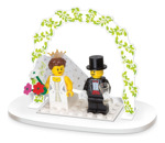 Set De Mini Figuras Lego Novia Y Novio Para Boda Decoració