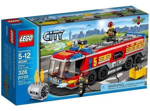 Lego City Aeropuerto Coche De Bomberos Con Minifiguras Y Acc