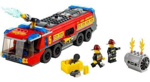 Lego City Aeropuerto Coche De Bomberos Con Minifiguras Y Acc