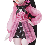 Muñeca de moda Draculaura, Monster High: accesorios y mascotas