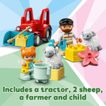 Lego Duplo Town Tractor De Granja Y Cuidado De Animales 1095