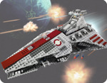 Lego Star Wars Republic Attack Cruiser 8039 Set De Constru
