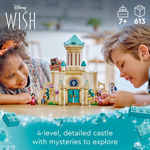 Castillo De Rey Magnífico Lego Disney Wish 43224 Set De Co