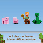 Lego Minecraft The Pig House, 21170 Juguete De Construcció