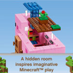 Lego Minecraft The Pig House, 21170 Juguete De Construcció