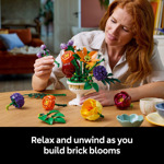 Ramo De Flores Lego Botanicals 10345 Kit De Decoración Flo