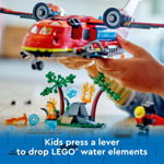 Lego City Avión De Bomberos Juego De Construcción Para Niños