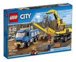 Lego City Demolición Excavadora Y Camión 60075