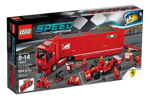 Lego Speed Champions Ferrari F14 T Y Camión Scuderia 75913