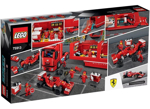 Lego Speed Champions Ferrari F14 T Y Camión Scuderia 75913
