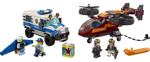 Lego City Policía Set De Juego Helicóptero Y Camión Del Robo