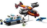 Lego City Policía Set De Juego Helicóptero Y Camión Del Robo