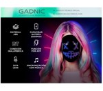 Máscara Led Bt Gadnic Editable Para Adultos Niños