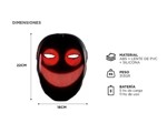 Máscara Led Bt Gadnic Editable Para Adultos Niños