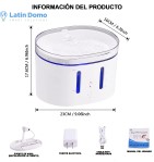 Bebedero Inteligente Fuente Mascota Wifi Gato Perro Tuya App