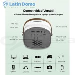 Mini Proyector Portátil Led Hd Videobeamer Home Theater Wifi