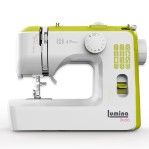 Máquina De Coser Recta Lumina Linda Verde 12 Diseños