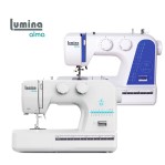 Máquina De Coser Recta Lumina Alma Azul 24 Diseños