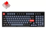 Teclado Mecanico Cableado Keychron V5 Knob Rgb Hotswap Red