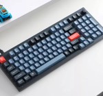 Teclado Mecanico Cableado Keychron V5 Knob Rgb Hotswap Red