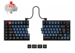Teclado Mecanico Split Keychron Q11 Qmk Knob Rgb Hotswap Red