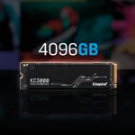DISCO SÓLIDO INTERNO KINGSTON 4TB - SKC3000D/4096G