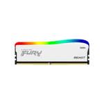 Memoria Ram Kingston Fury Ddr4 8gb 3200mhz Beast Rgb Blanca