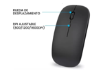 Mouse Inalámbrico.  Led RGB.  Bluetooth .  USB / Bluetooth