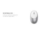 Mouse Inalámbrico Satechi M1 Bluetooth Recargable (Negro)