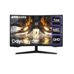 MONITOR 27" 165HZ SAMSUNG GAMING LS27AG550 ODYSSEY G5 CURVO QHD  1MS DP/HDMI 