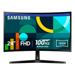 Monitor 27 Gamer Curvo Samsung D366 100hz Fhd Ls27d366galx Color Negro