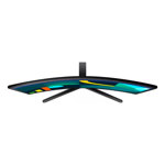 Monitor 27 Gamer Curvo Samsung D366 100hz Fhd Ls27d366galx Color Negro