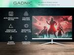 Monitor Gaming Gadnic 27 Plana IPS FHD 165 Hz Sin Bordes 1 Ms